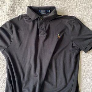 Black ralph lauren polo shirt